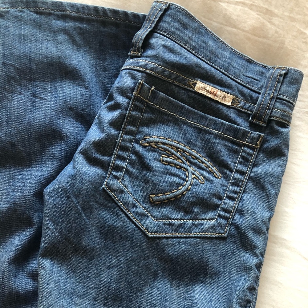 Frankie B. Low rise flare jeans